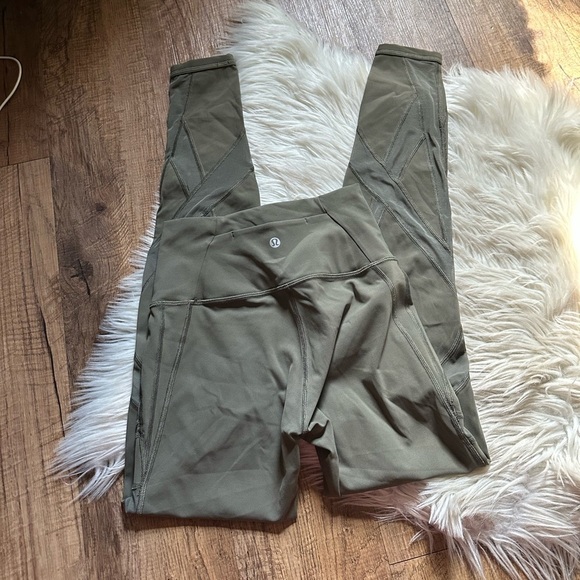 LULULEMON Wunder Under Tech Mesh Leggings - Picture 5 of 5